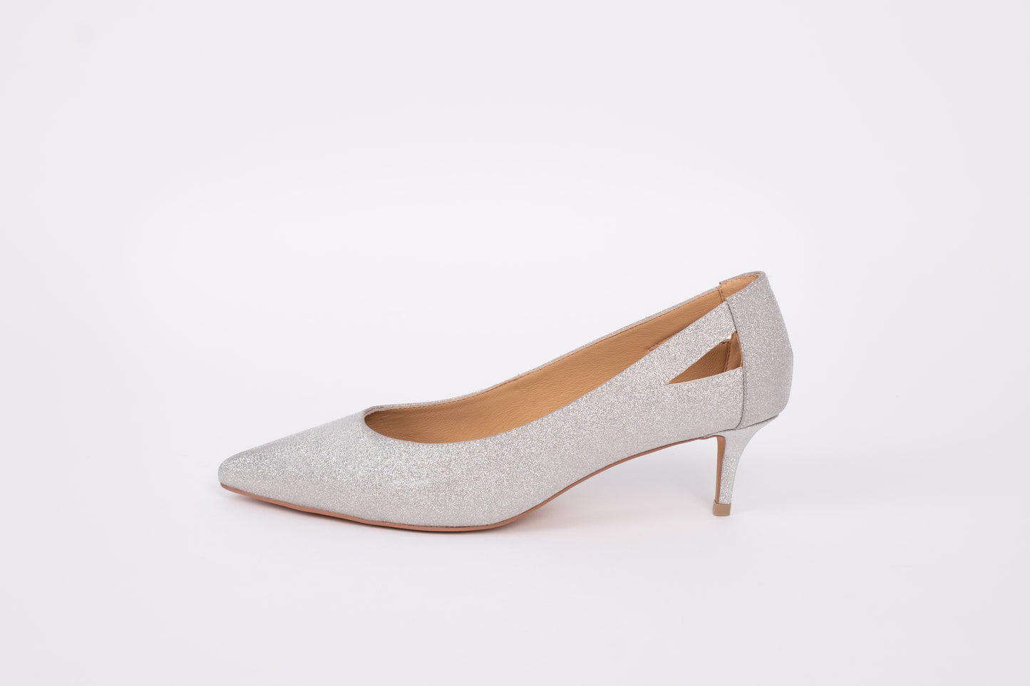Side profile of Florence kittens. Womens footwear available in UK larger sizes 8-12