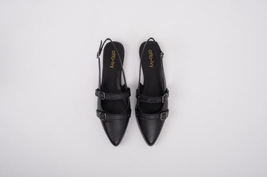 TAYLOR SLINGBACK (BLACK)