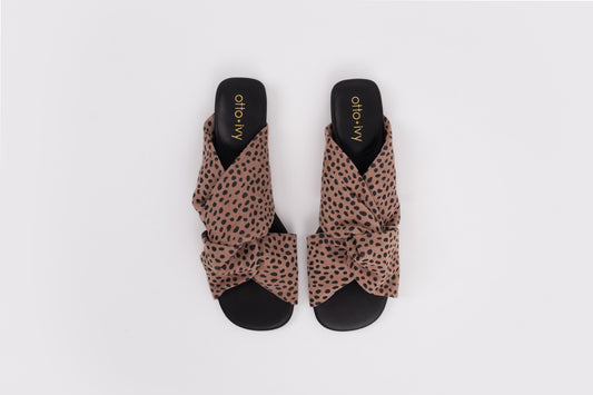 Aerial shot of Lani cheetah blush available in sizes UK 8-12