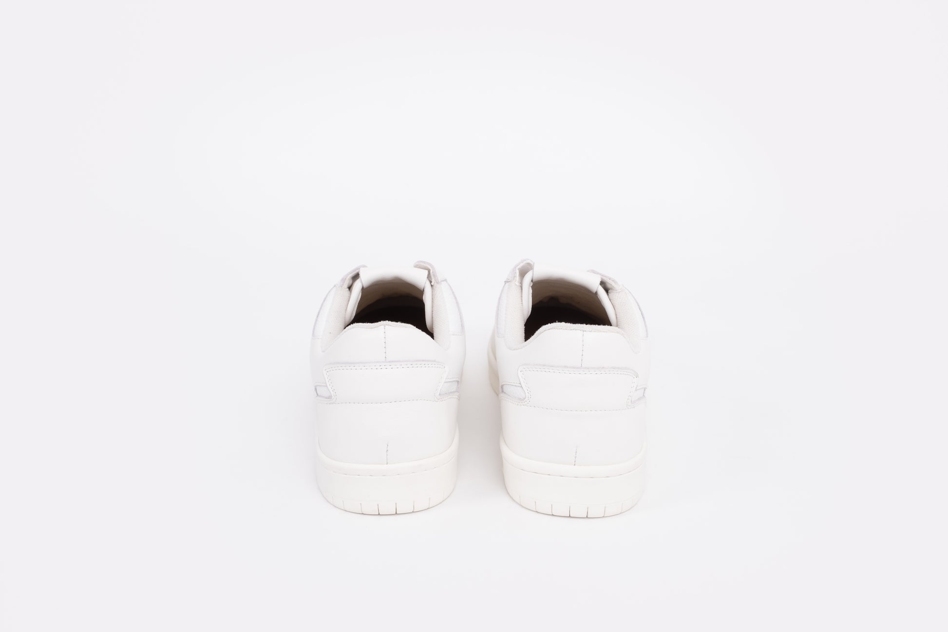 Back view of Aria Sneakers in White. Womens shoes available in larger sizes. UK 8-12