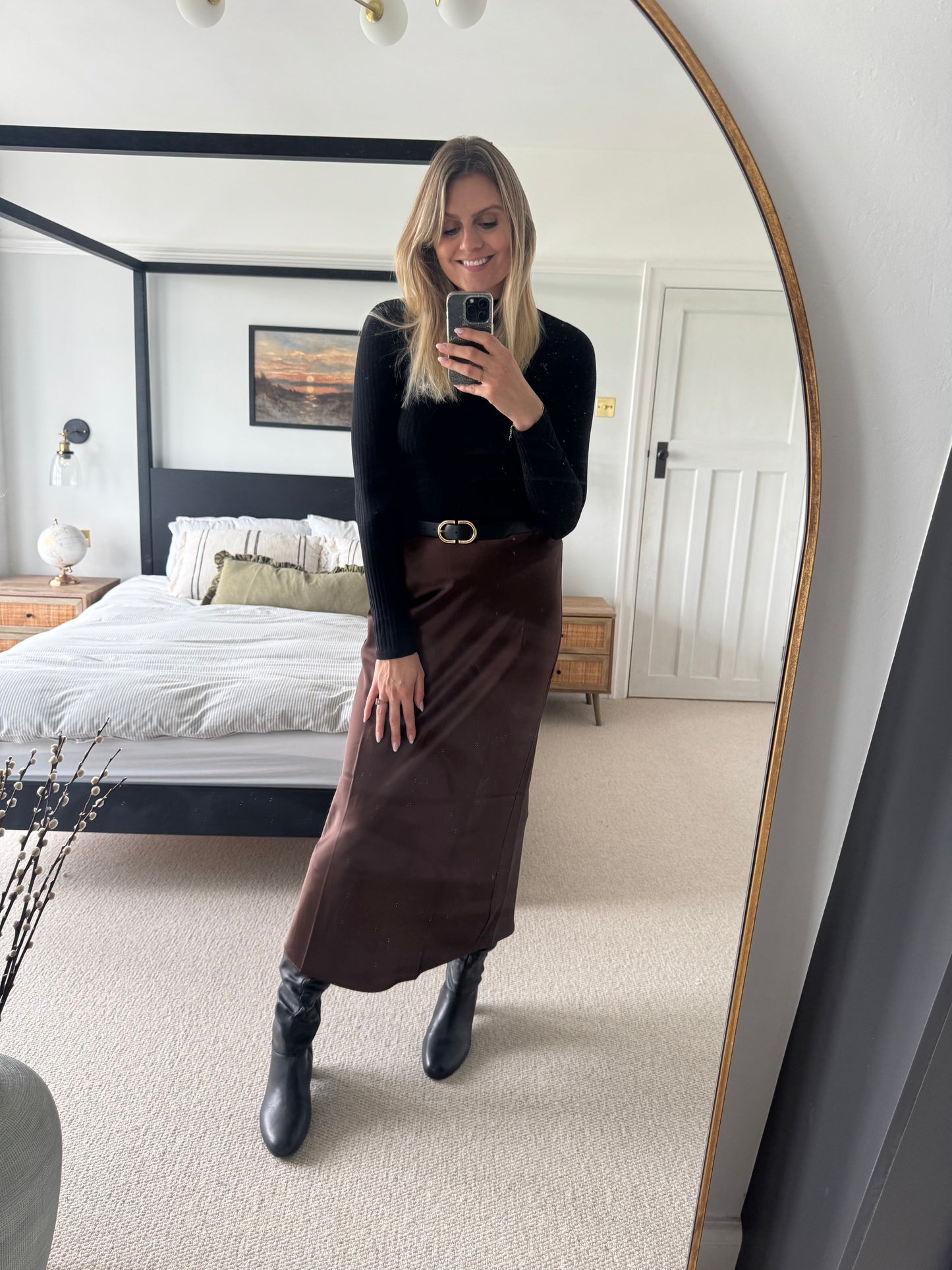 EVELYN BOOT (BLACK LEATHER)