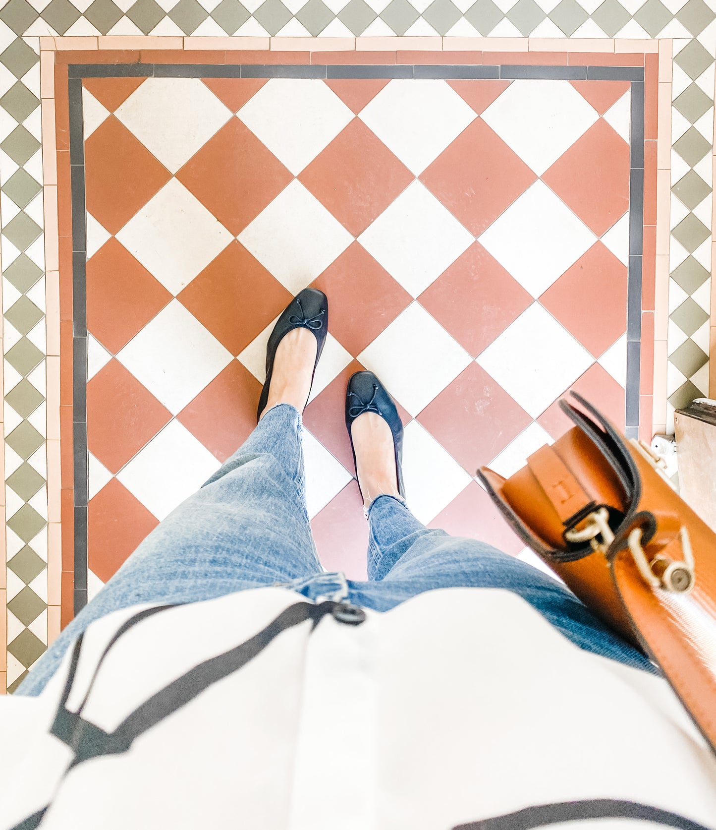 Real life photo of black ladies flat shoes in larger sizes 42-46