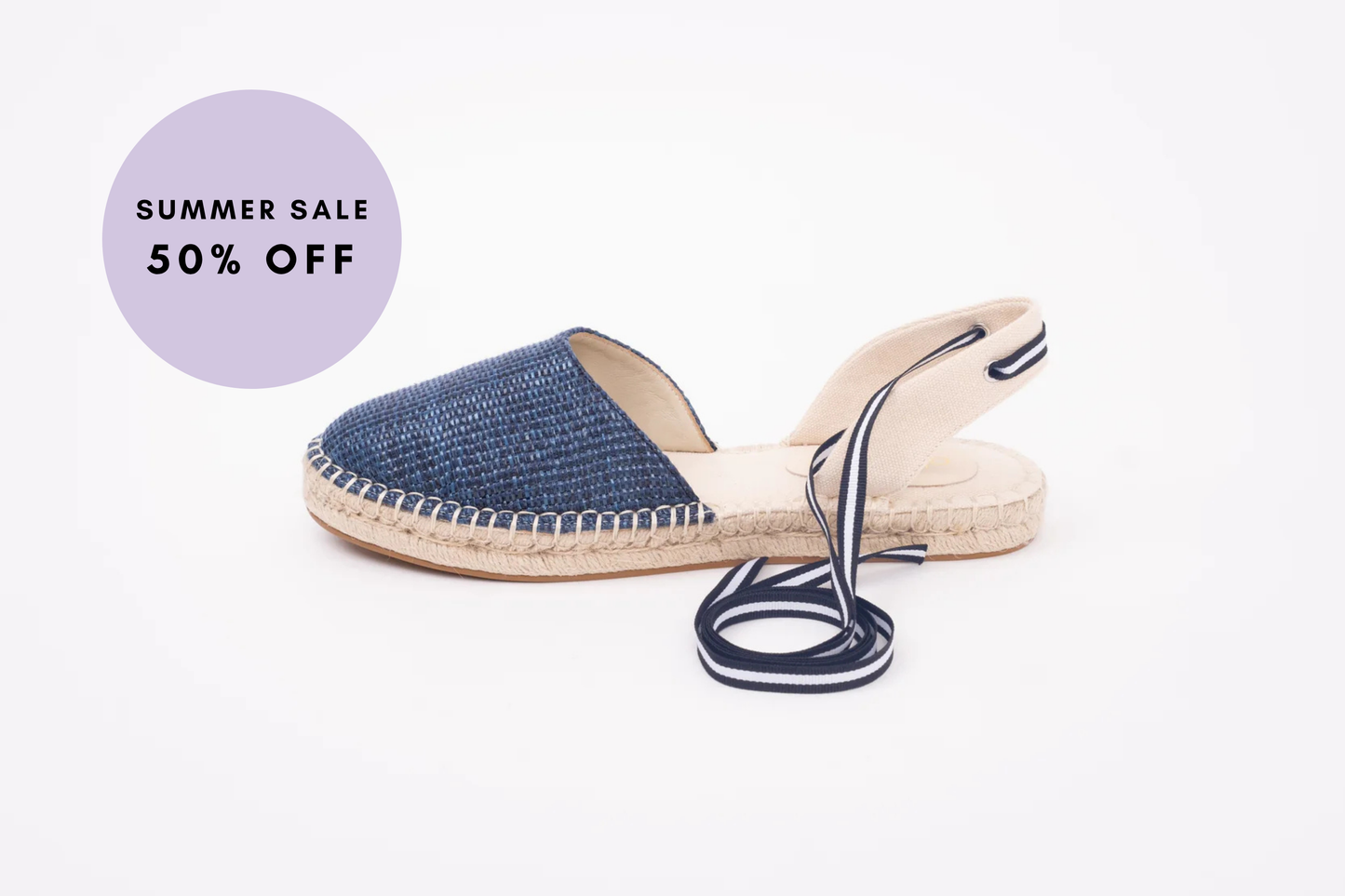 CLARA ESPADRILLE (NAVY)