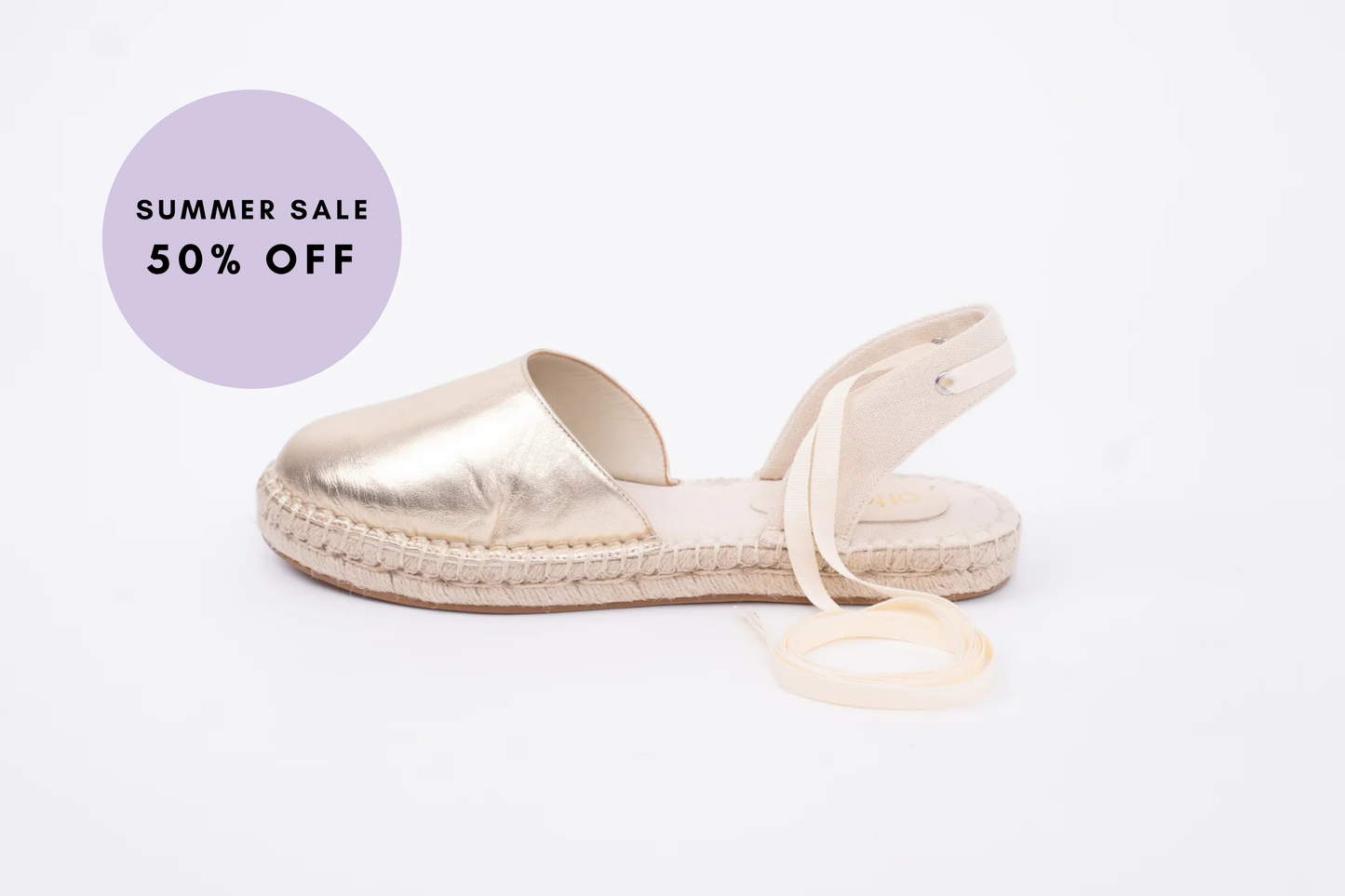CLARA ESPADRILLE (GOLD)