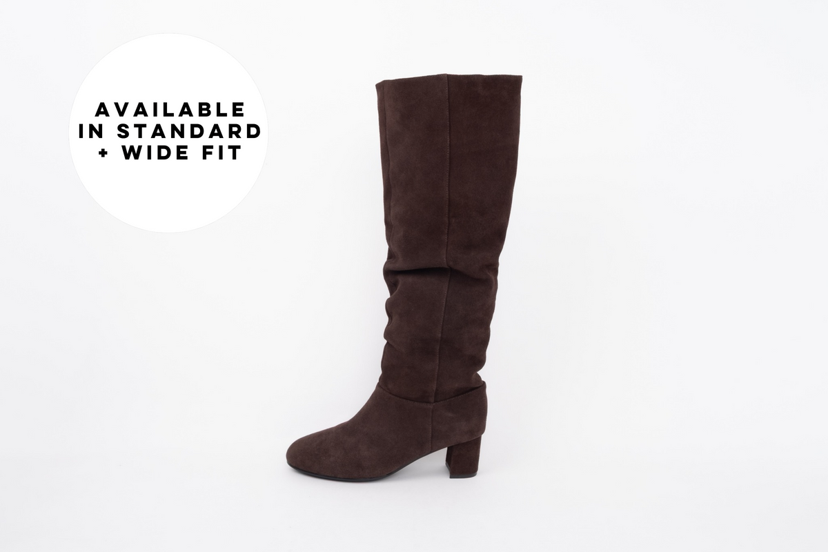 EVELYN BOOT (BROWN SUEDE)