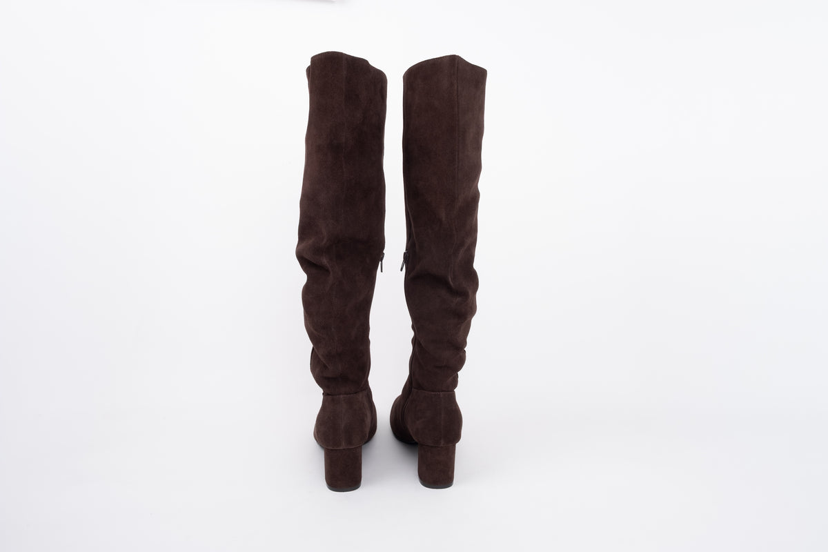 EVELYN BOOT (BROWN SUEDE)
