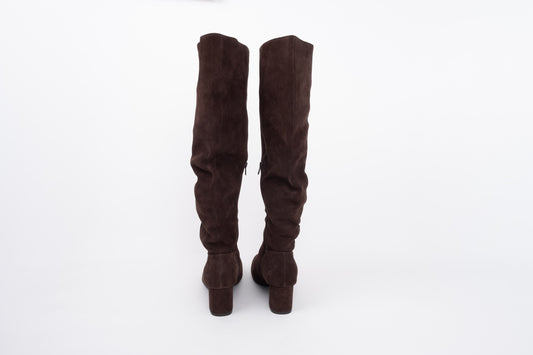 EVELYN BOOT (BROWN SUEDE)