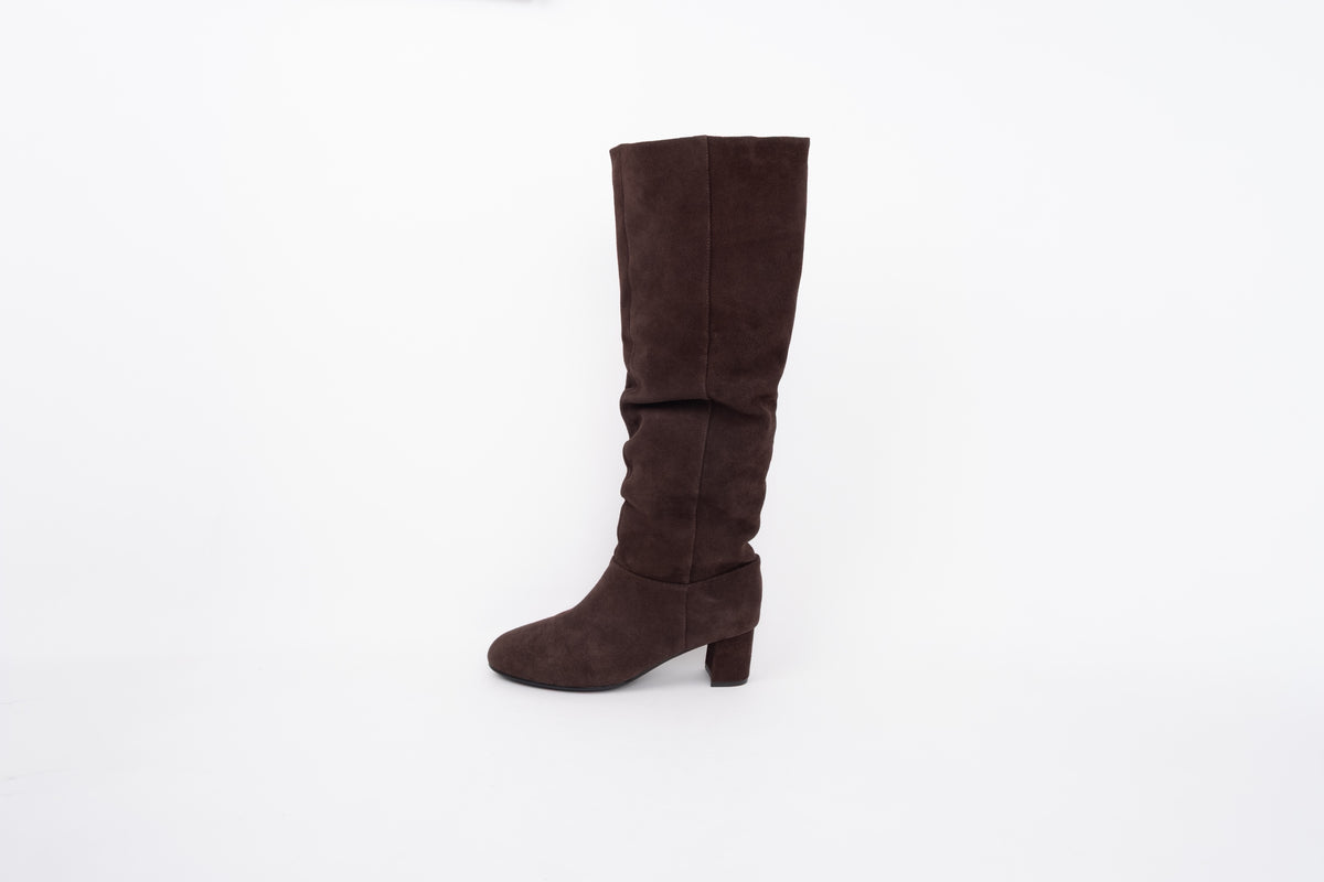 EVELYN BOOT (BROWN SUEDE)