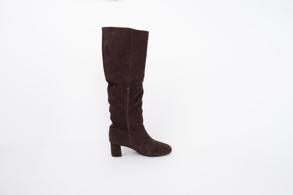 EVELYN BOOT (BROWN SUEDE)