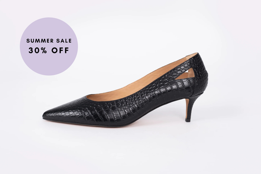 FLORENCE KITTEN (BLACK CROC)