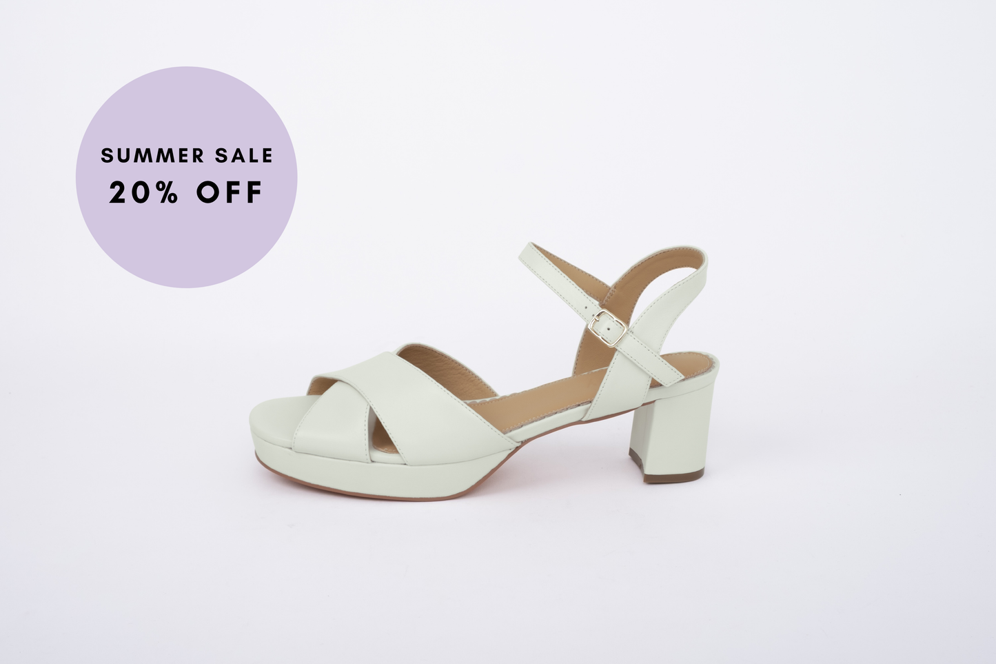 FRANKIE SANDAL (CREAM)