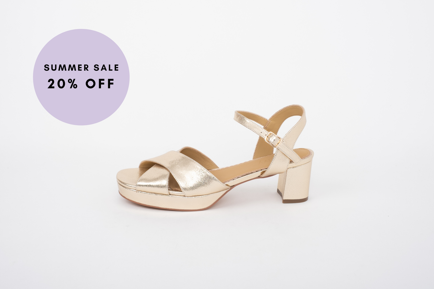 FRANKIE SANDAL (GOLD)