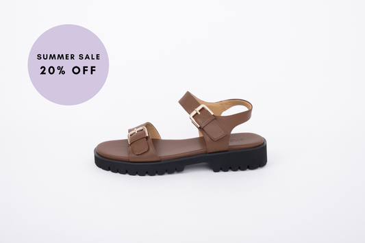 GEORGIA SANDAL (TAN)