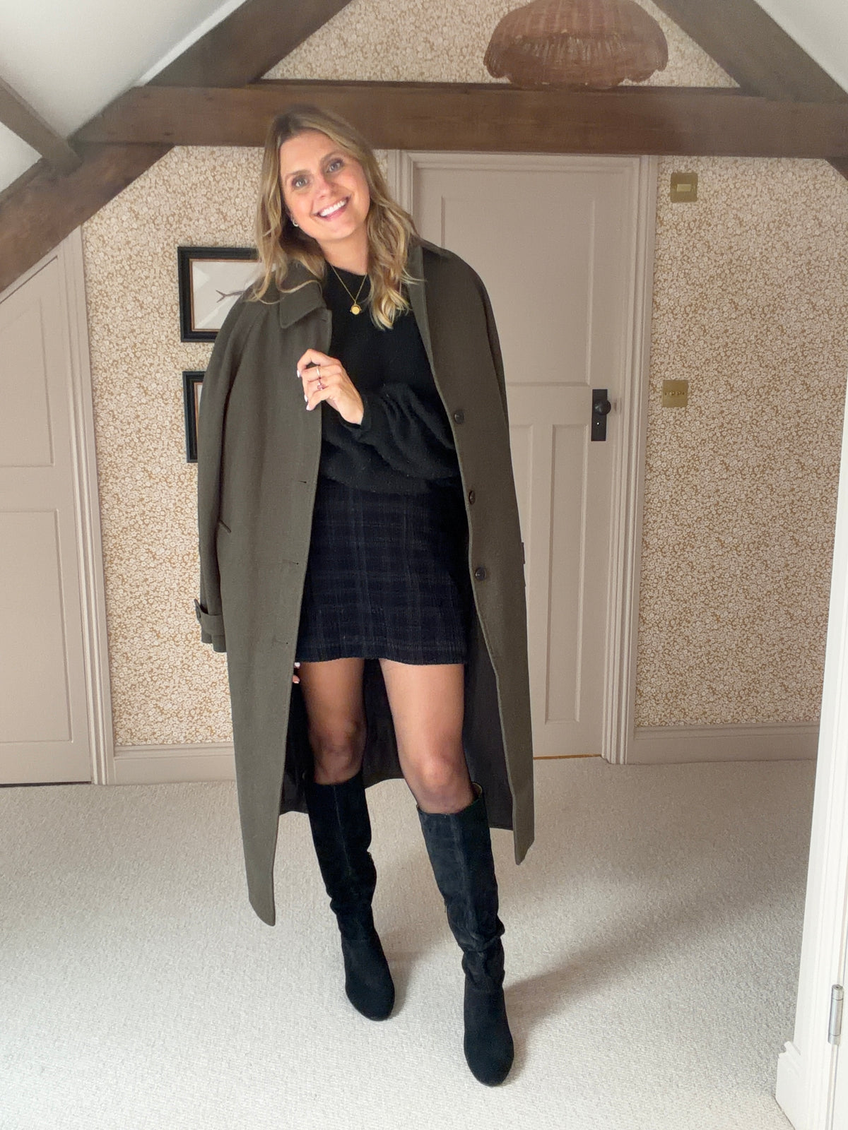 EVELYN BOOT (BLACK SUEDE)