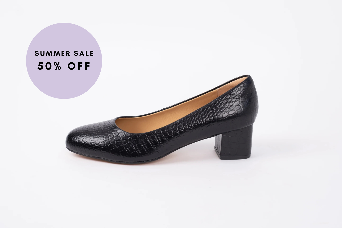 LILY COURT (BLACK CROC)