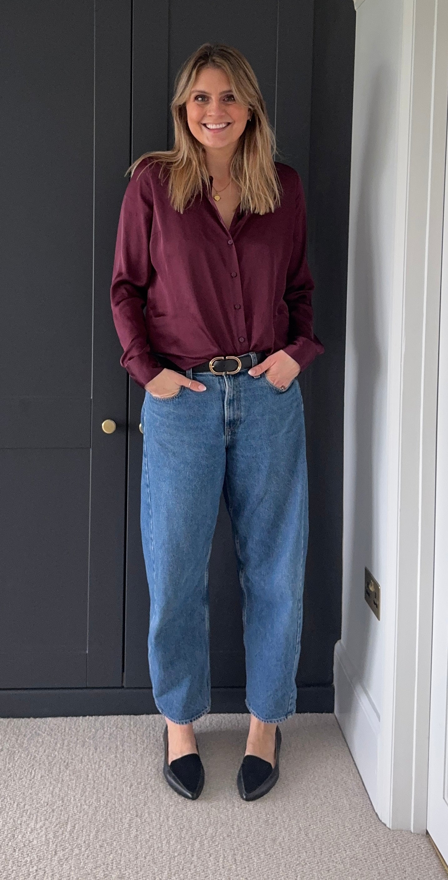 Large size womens black flat leather shoe available in large sizes 8 9 10 11 12 standard and wide fit