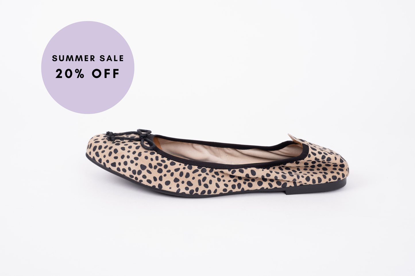 OLIVIA FLAT (CHEETAH SUEDE)