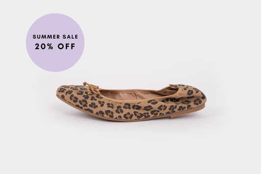 OLIVIA FLAT (LEOPARD SUEDE)