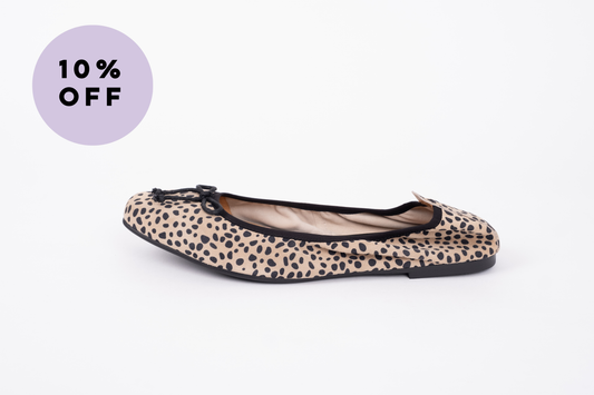 OLIVIA FLAT (CHEETAH SUEDE)