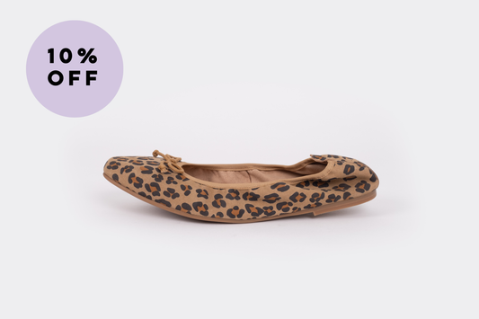 OLIVIA FLAT (LEOPARD SUEDE)