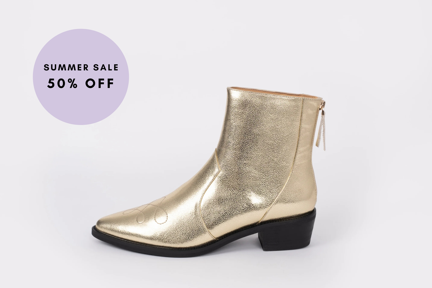 PHOEBE BOOT (GOLD)