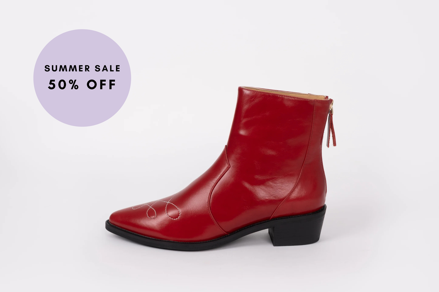PHOEBE BOOT (RED)