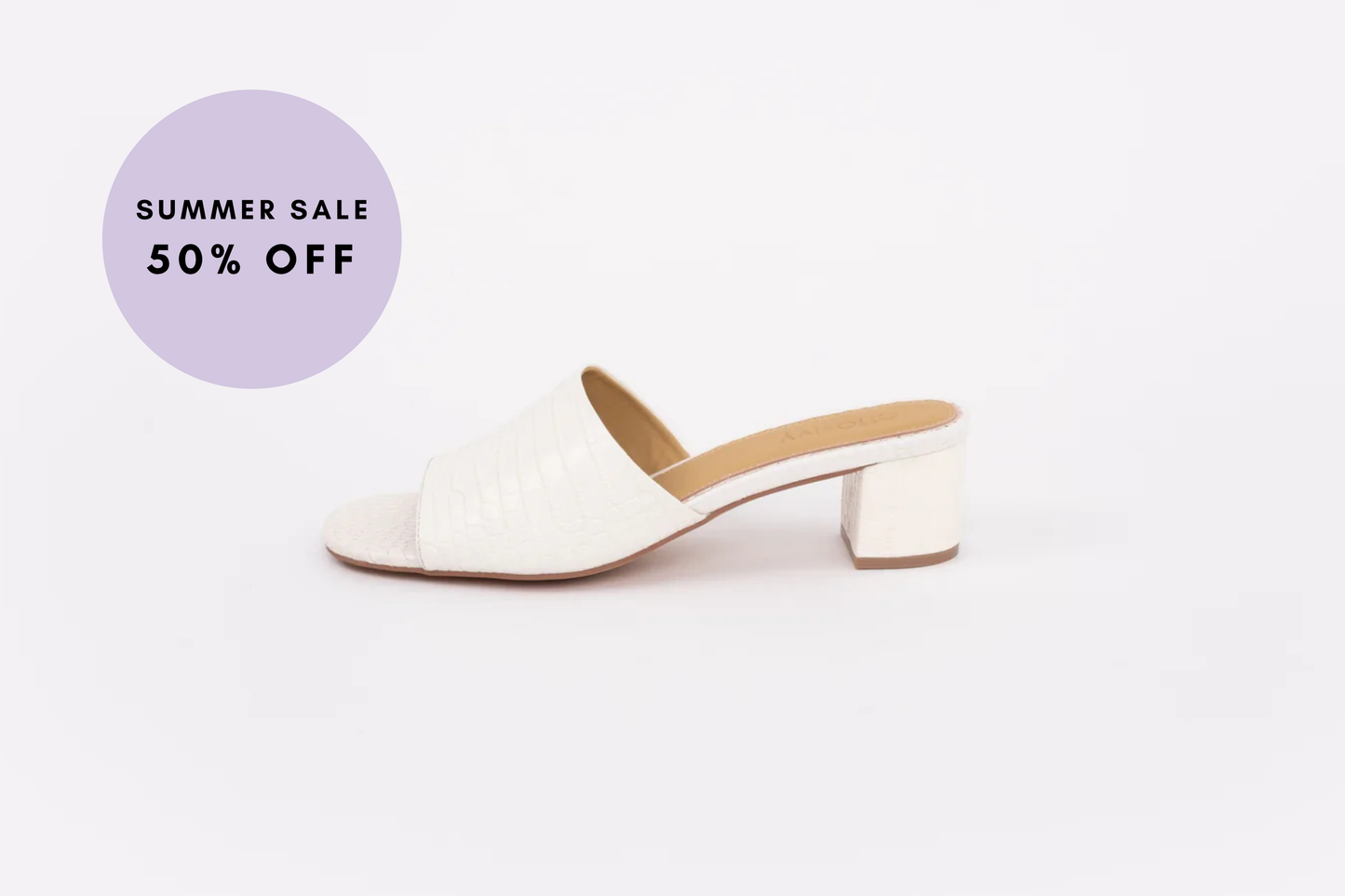 PIPPY SANDAL (CREAM CROC)