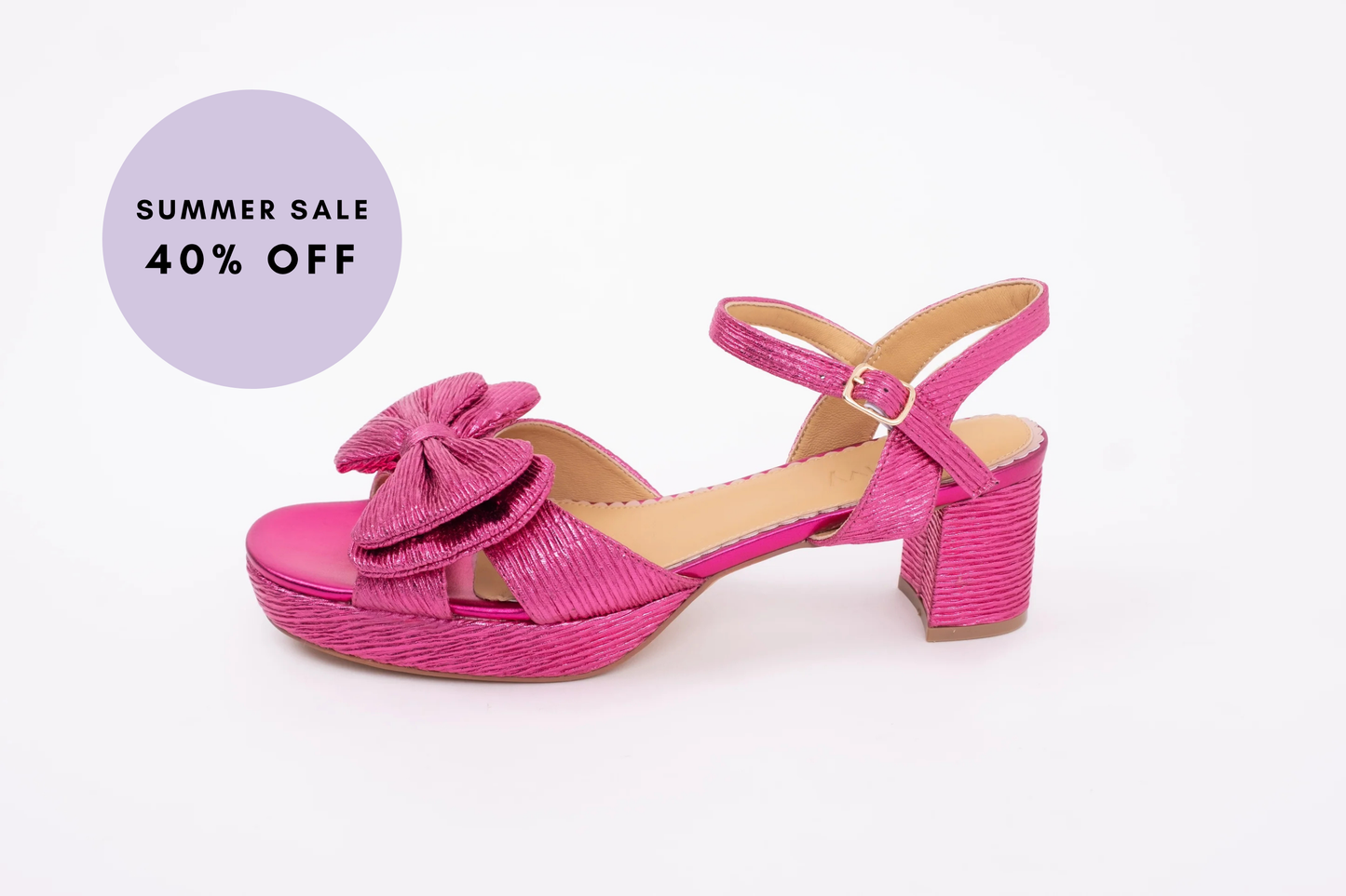 RHIAN SANDAL (FUCHSIA)