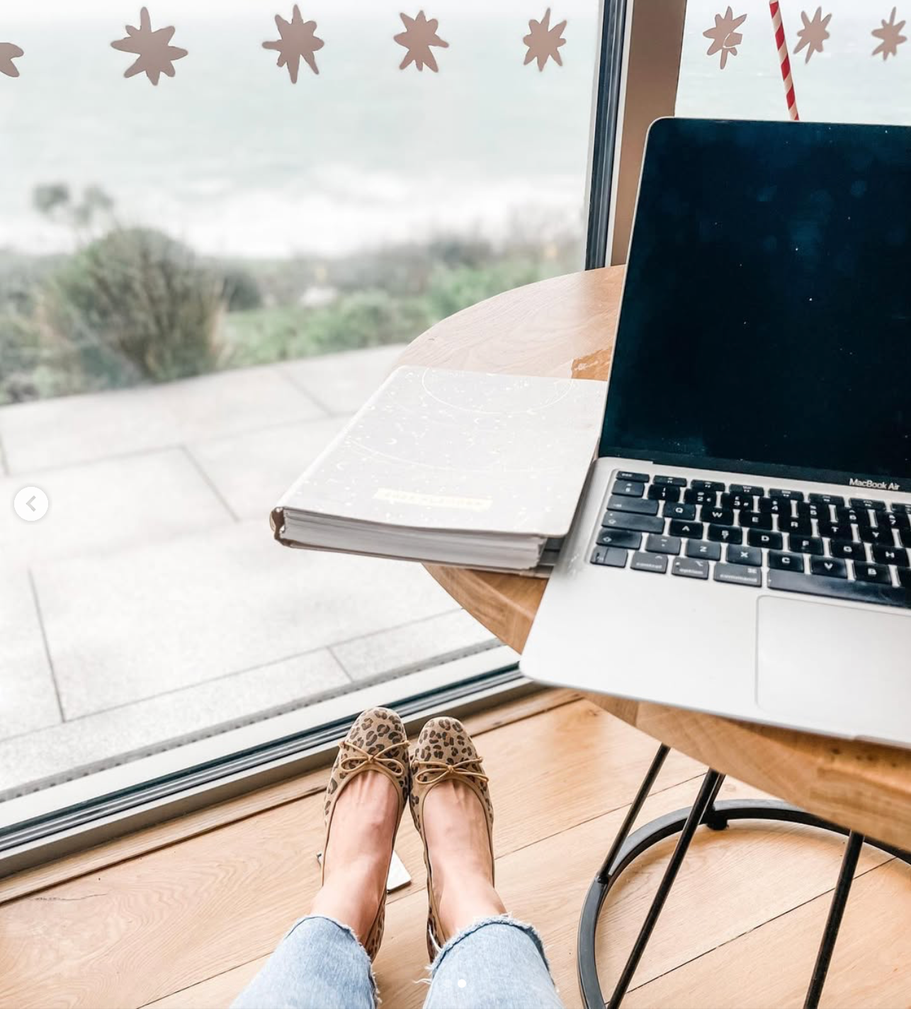 Large sized leopard print ballet flats in womens sizes 42 -46