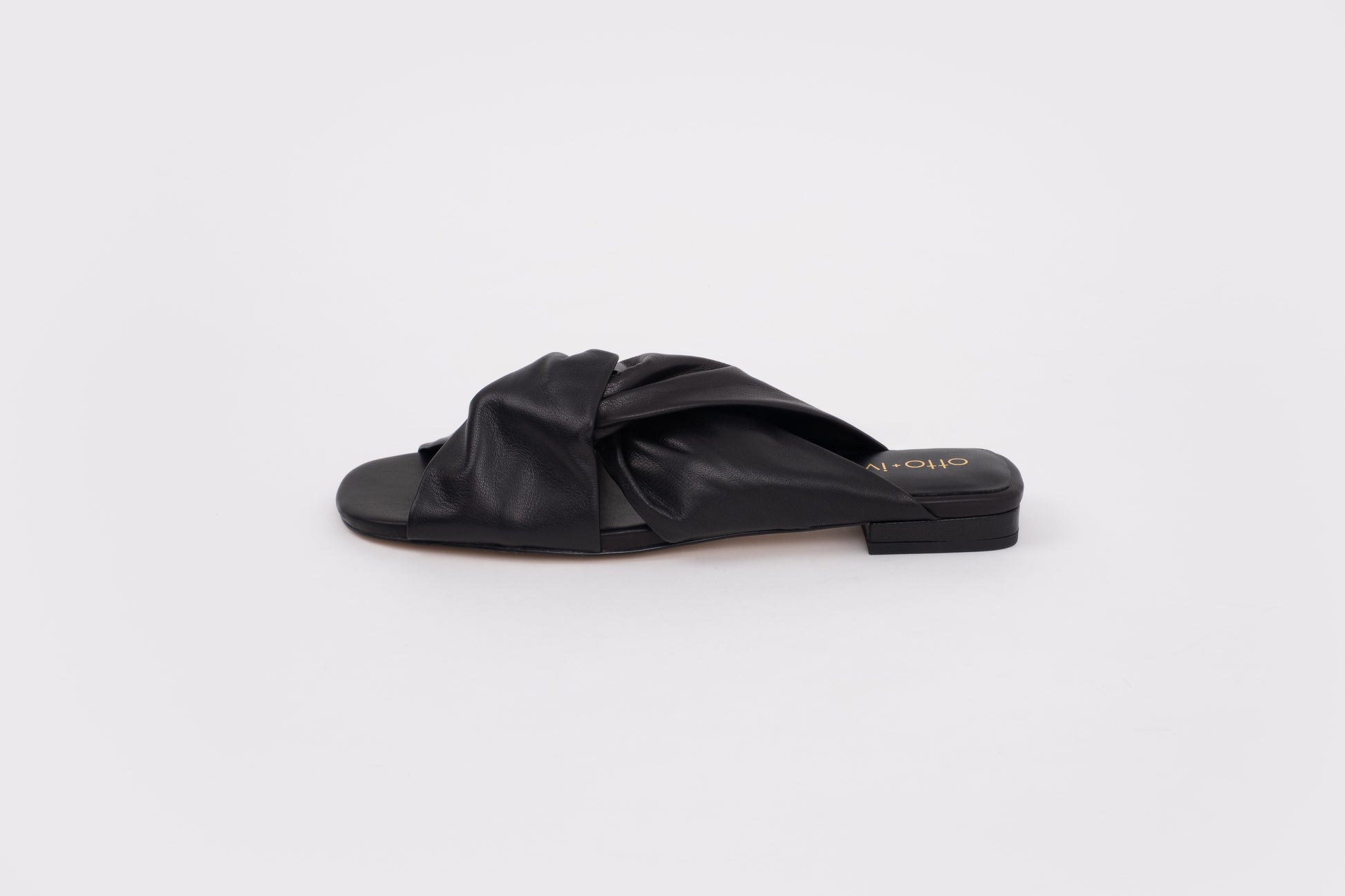 Side shot of womens large size sandal in sizes 8-12