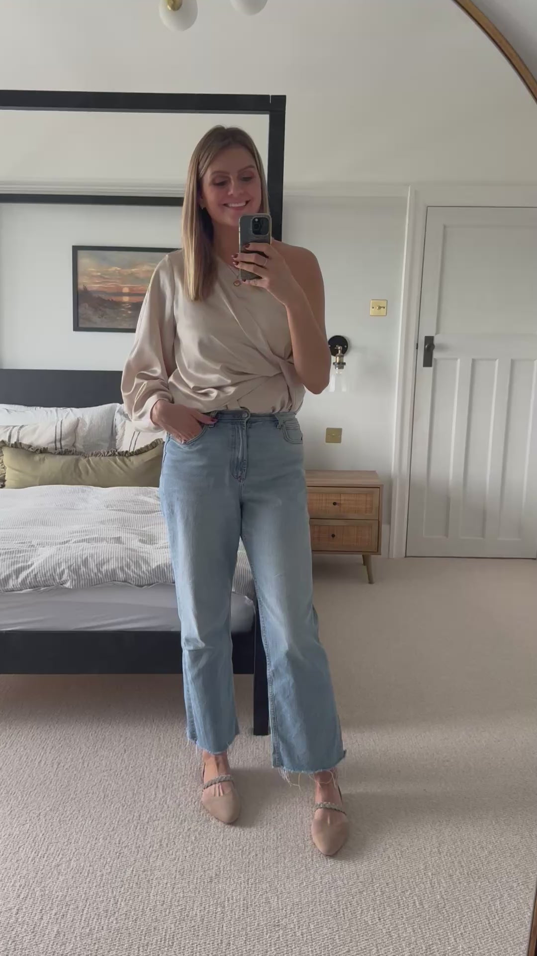 Large sized nude colour suede flat party shoes available in larger sizes 42-46